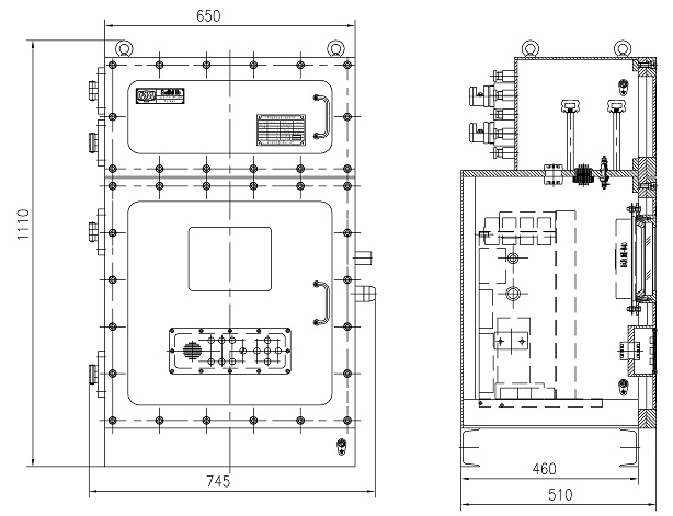1140V防爆控制箱結(jié)構(gòu)